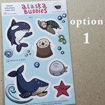 Alaska Buddies - Cute Alaska Animals Sticker Sheets