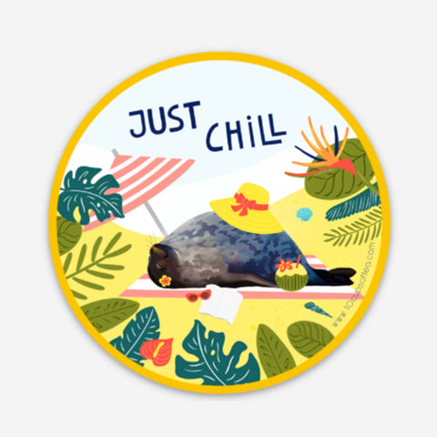 Just Chill Sticker