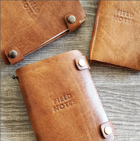 Refillable Field Notes Leather Notebook *Only made to order