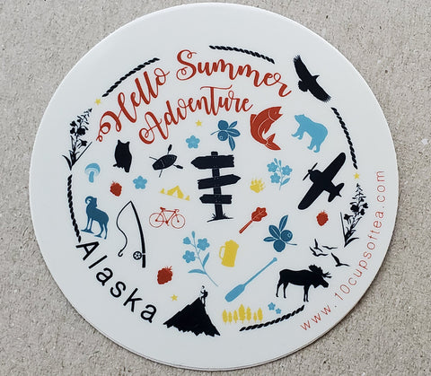 Hello Summer Adventure Stickers